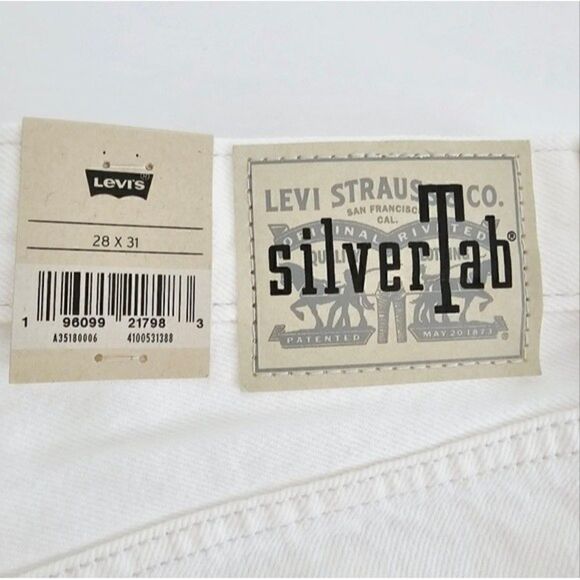 New! Levi's '94 Baggy 90s Straight Leg Distressed Mid High Waist Loose Fit Jeans - Picture 13 of 16